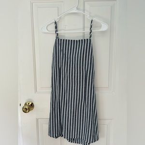 Striped mini dress